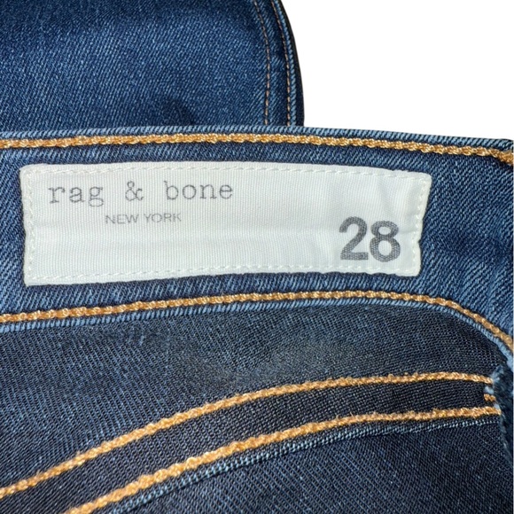 Rag & Bone High-Rise Ankle Skinny Jeans - Picture 9 of 9